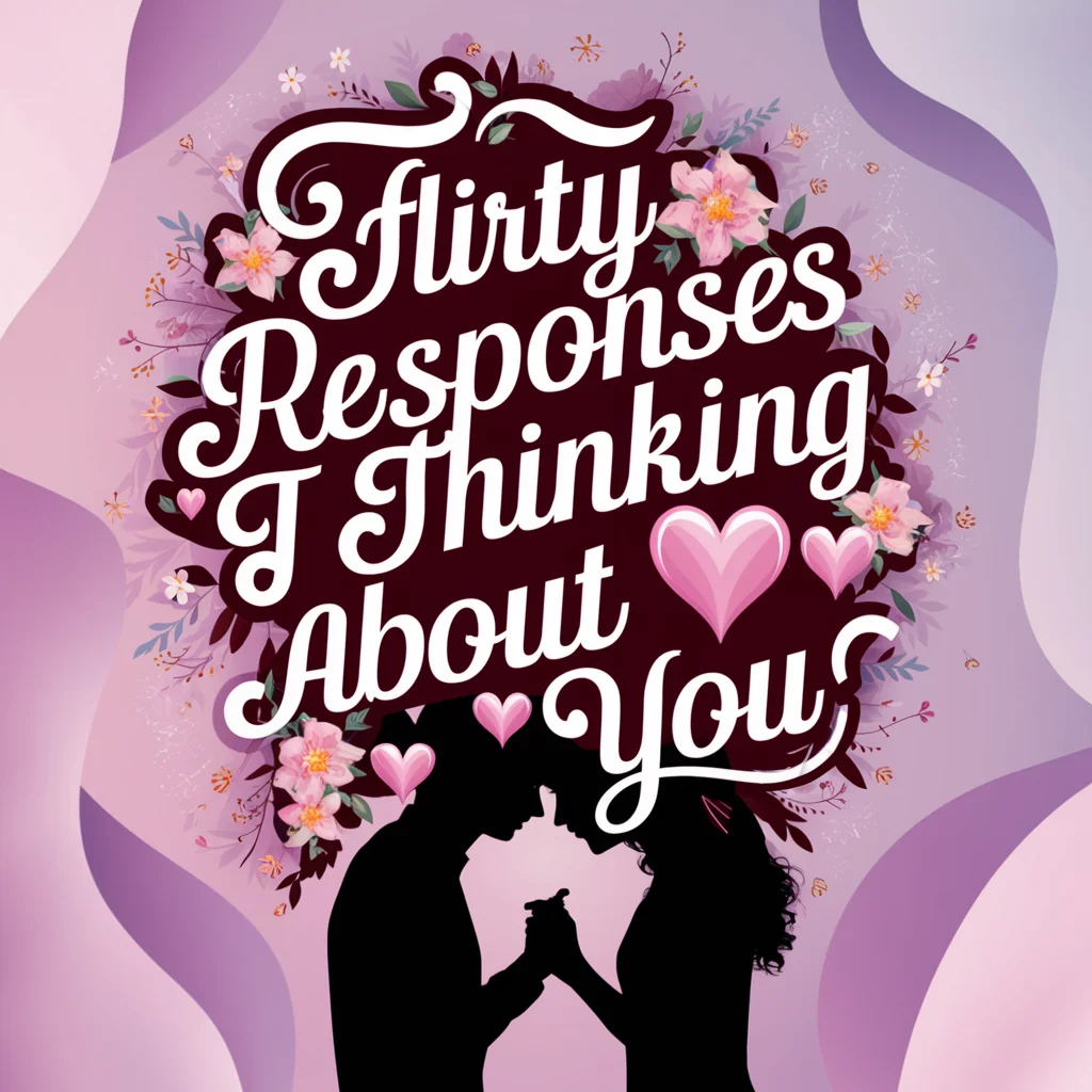 Flirty Responses to “I Was Thinking About You”