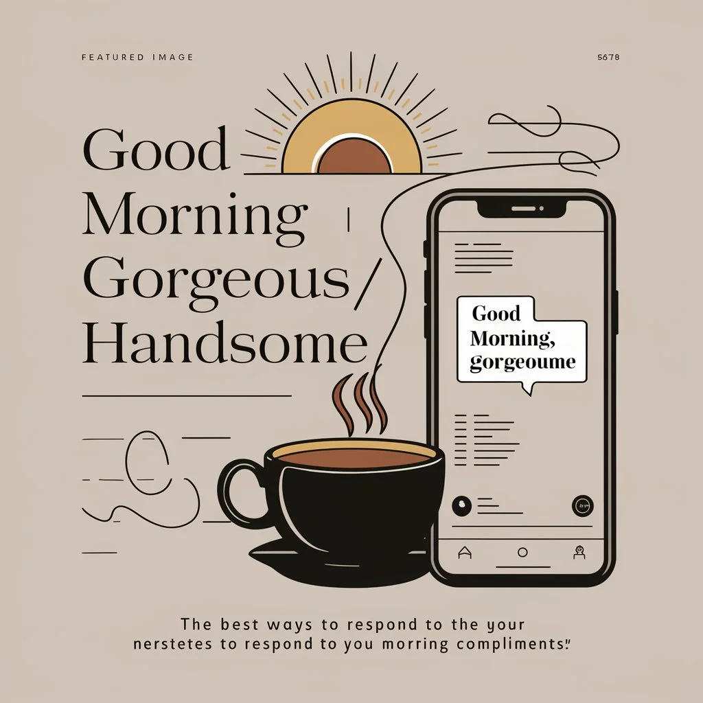 The Best Ways to Respond to “Good Morning Gorgeous/Handsome”