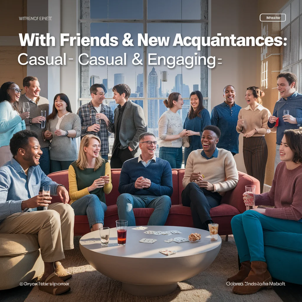 With Friends & New Acquaintances: Casual & Engaging