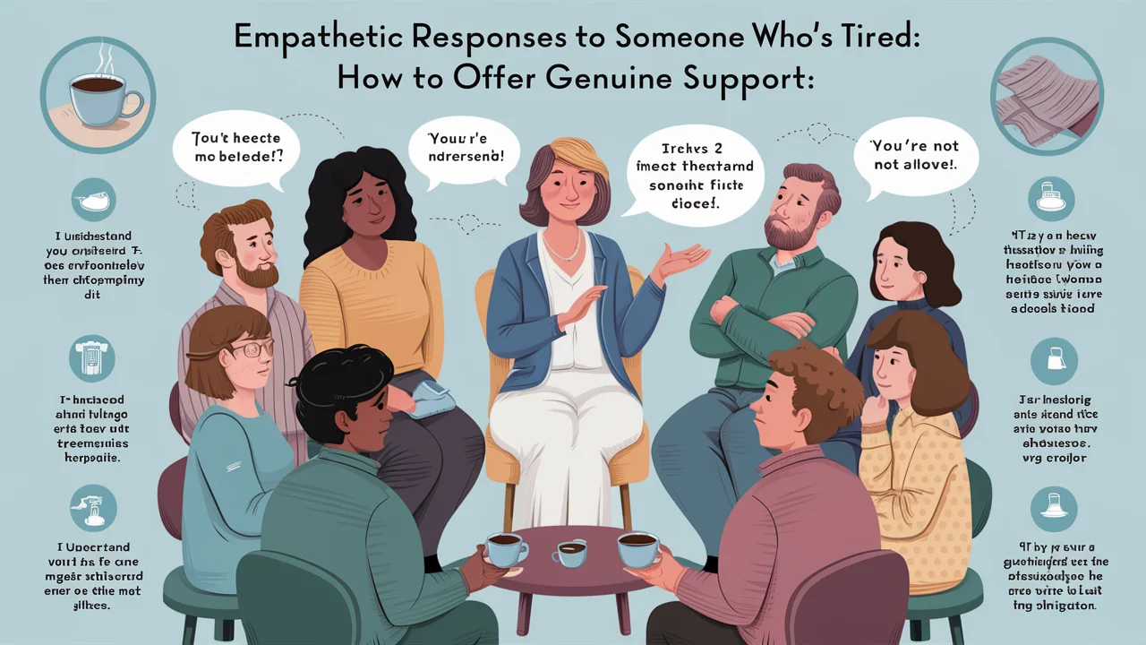 Empathetic Responses to Someone Who’s Tired: How to Offer Genuine Support