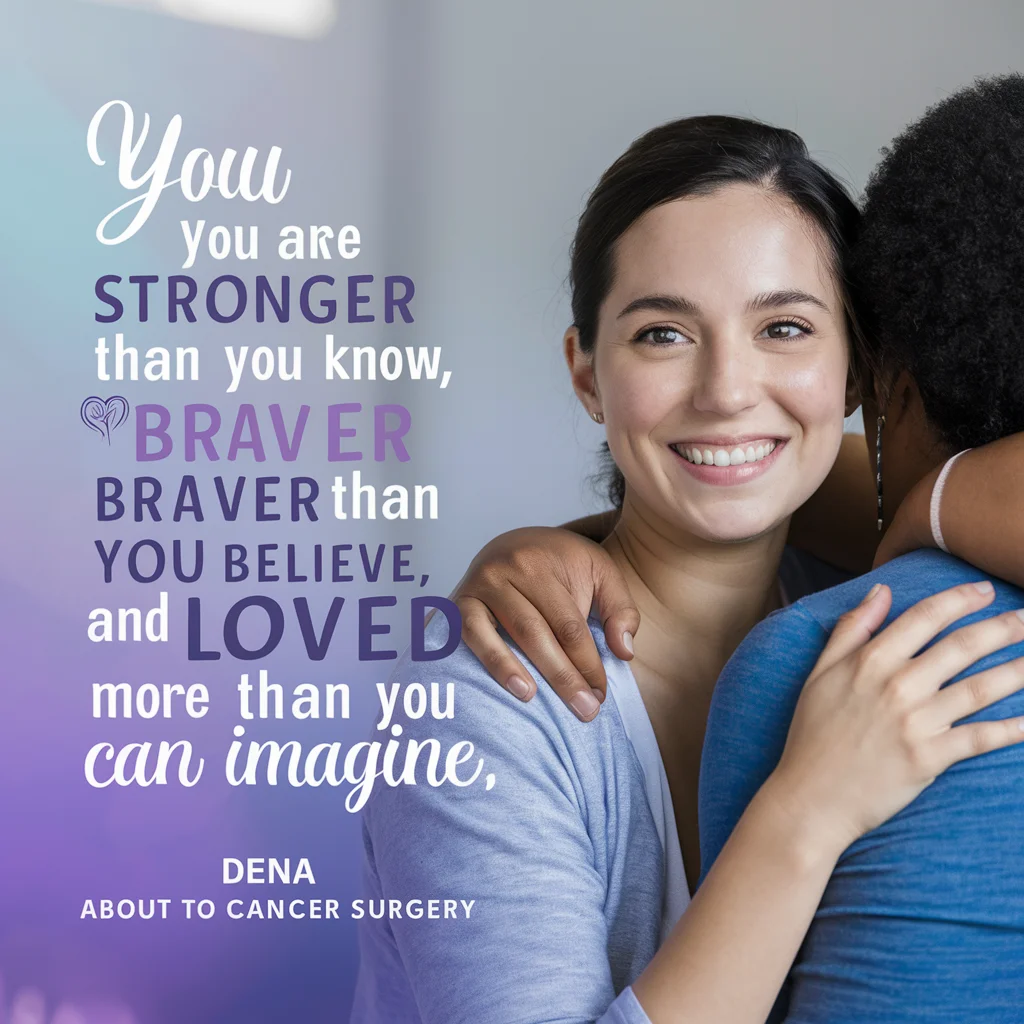 Encouraging Words to Share Before Cancer Surgeryv