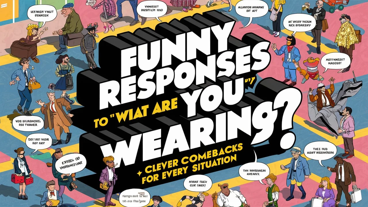 Funny Responses to "What Are You Wearing?" — Clever Comebacks for Every Situation