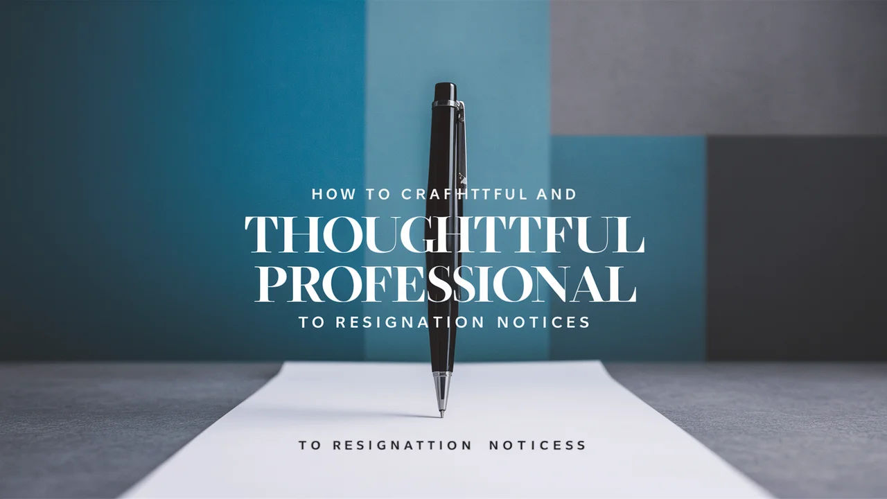 How to Craft a Thoughtful and Professional Response to Resignation Notices