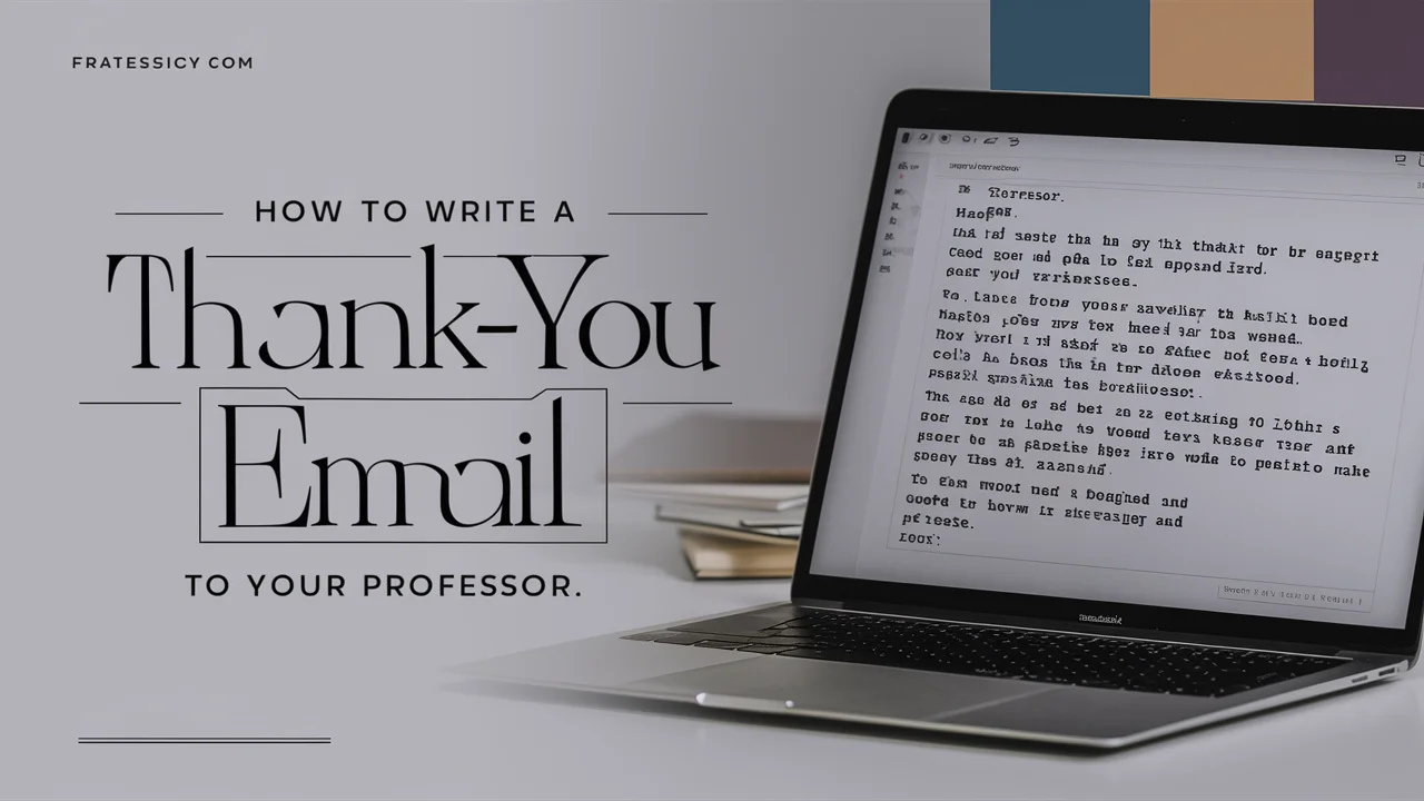 How to Write a Thank-You Email to Your Professor