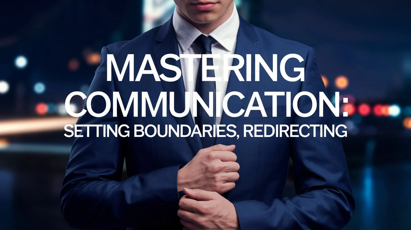 Mastering Communication: Setting Boundaries, Redirecting